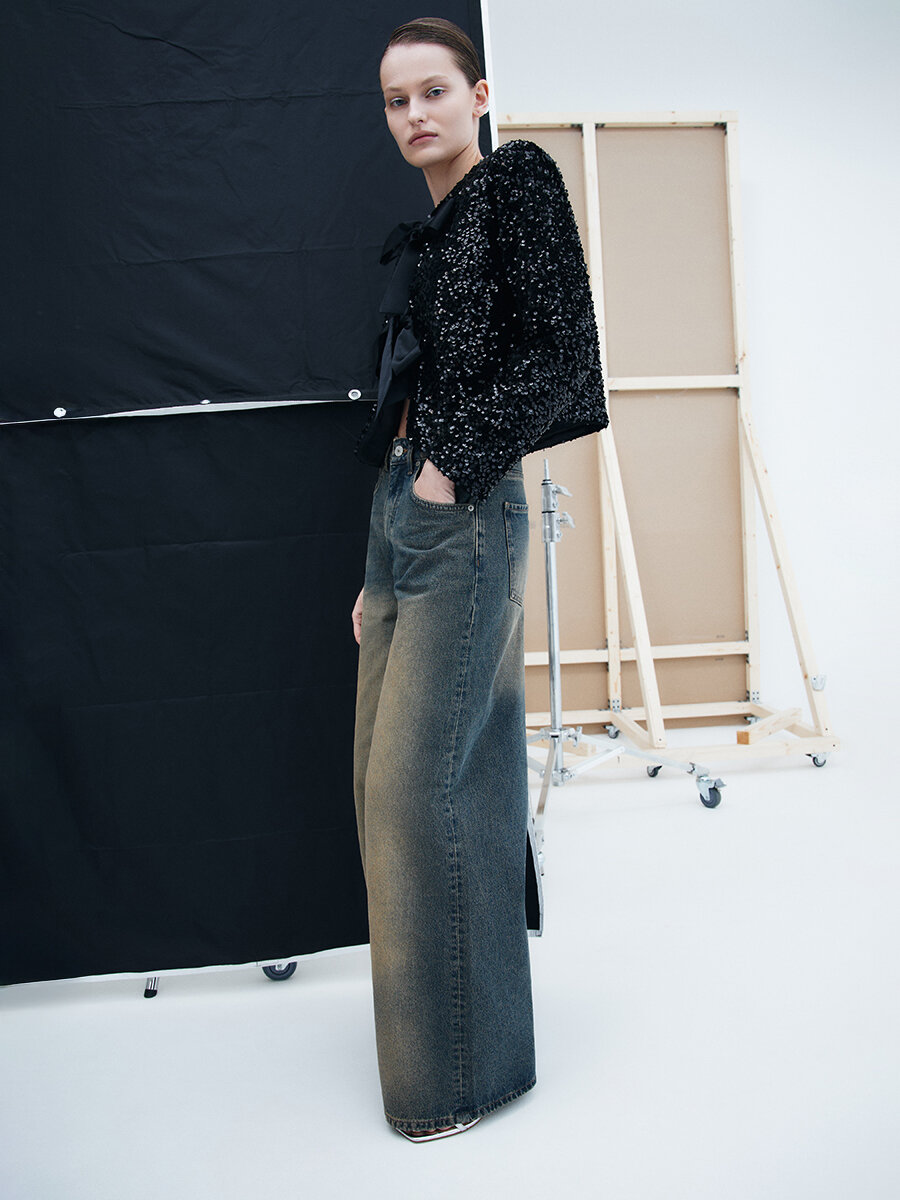 Джинсы Befree Woman Mix&Match, размер S/170, темный тинт — фото 1