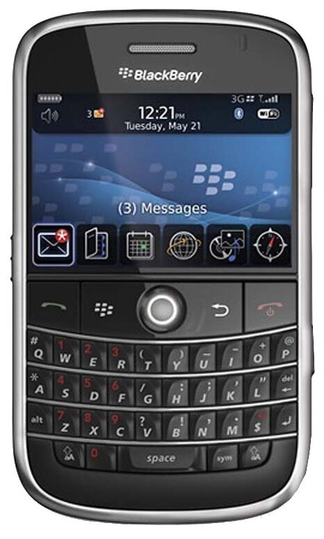 Смартфон BlackBerry Bold 9000, 1 SIM, черный