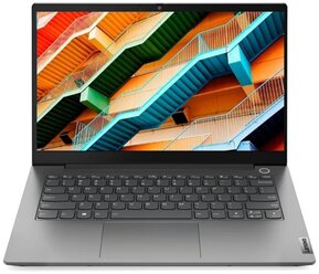14" Ноутбук Lenovo ThinkBook 14 G2 ITL (1920x1080, Intel Core i7 2.8 ГГц, RAM 16 ГБ, SSD 512 ГБ, без ОС), 20VD003BRU, mineral grey