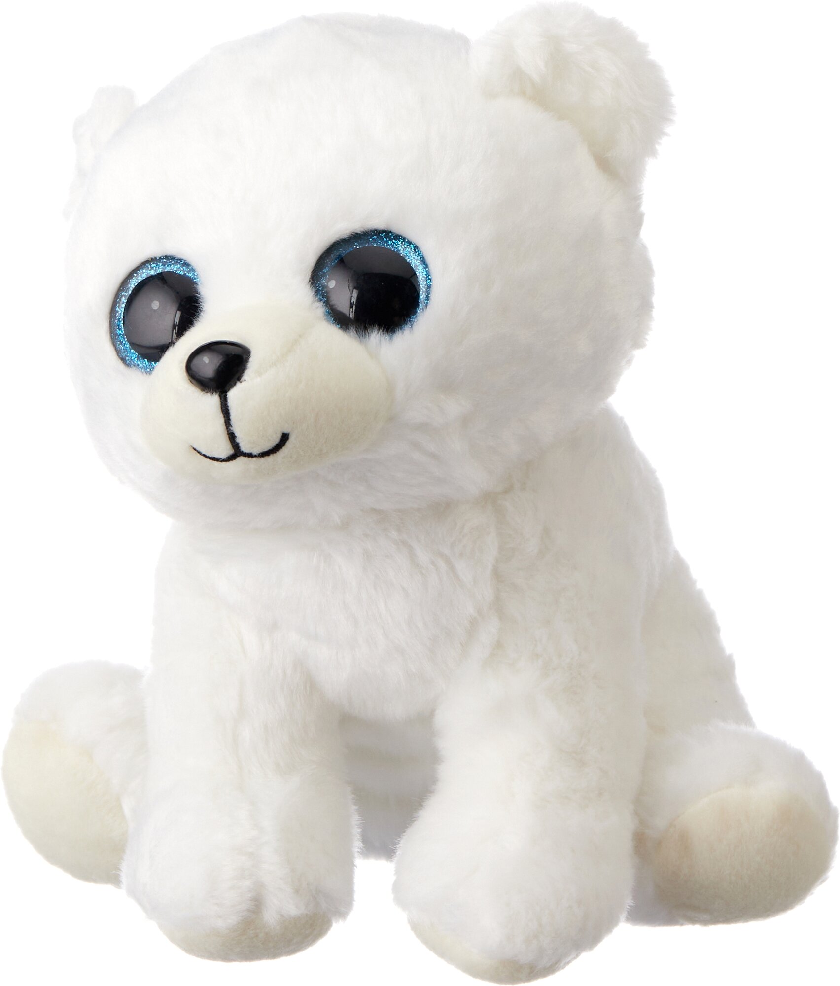 Мягкая игрушка ABtoys Медвежонок белый, 24 см