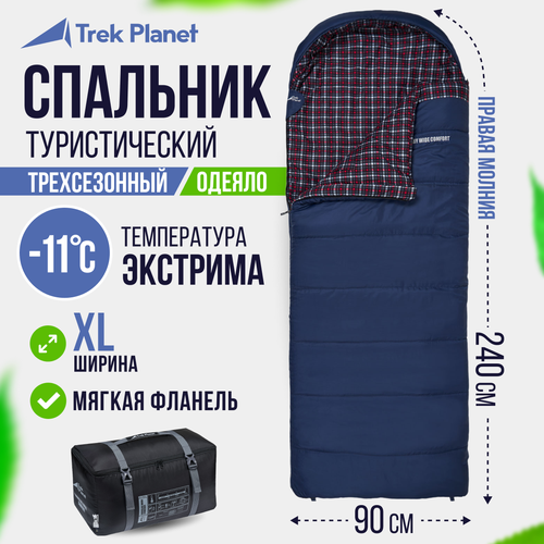 Кемпинговый спальник-одеяло TREK PLANET Derby Wide Comfort