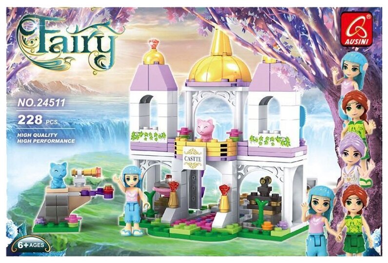 Конструктор Ausini Fairy 24511 Чудесный дворец феи, 228 дет.