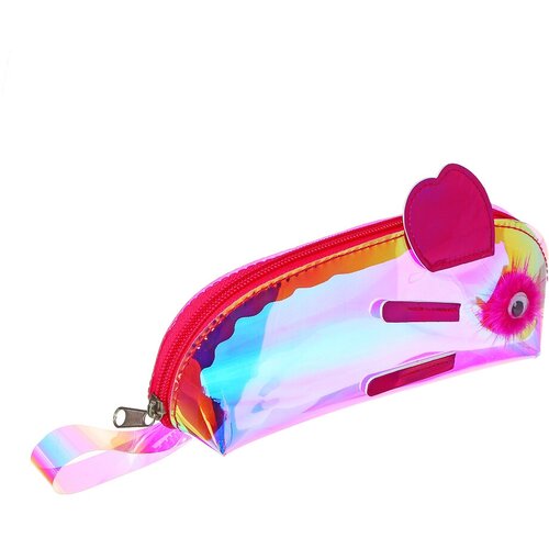 Пенал овальный 21х9х45см аппликации Зайчик ручка 4 дизайна ПВХ бокс 415₽