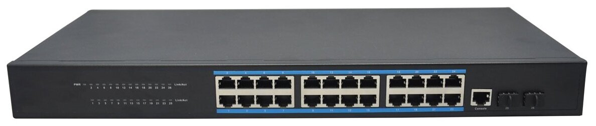 Коммутатор Osnovo SW-72402/L2 (L2) 2SFP неуправляемый