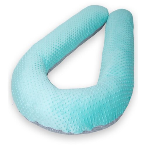 фото Подушка для беременных от premium mama u optima minky mint + наволочка + сумка