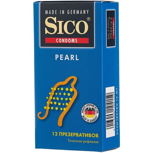 Презервативы Sico PEARL Точечное рифление 12 шт.