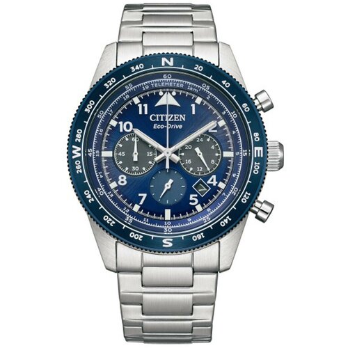 наручные часы citizen комбинированный Наручные часы CITIZEN CA4554-84L, синий