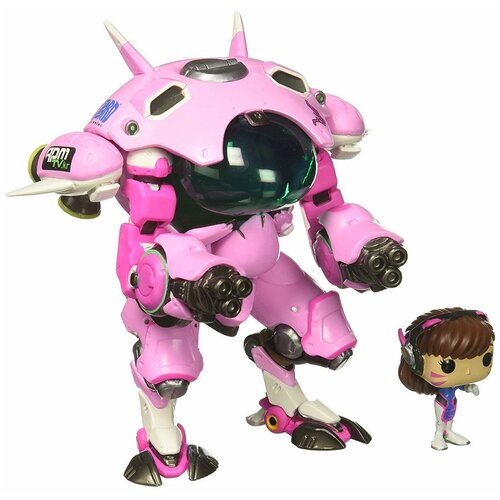 Фигурка Funko POP! Overwatch: D.VA & Meka 13090, 18 см fs holding фигурка overwatch carbon fiber d va with meka