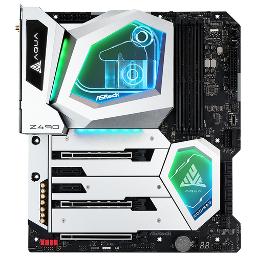 Материнская плата ASRock Z490 AQUA,