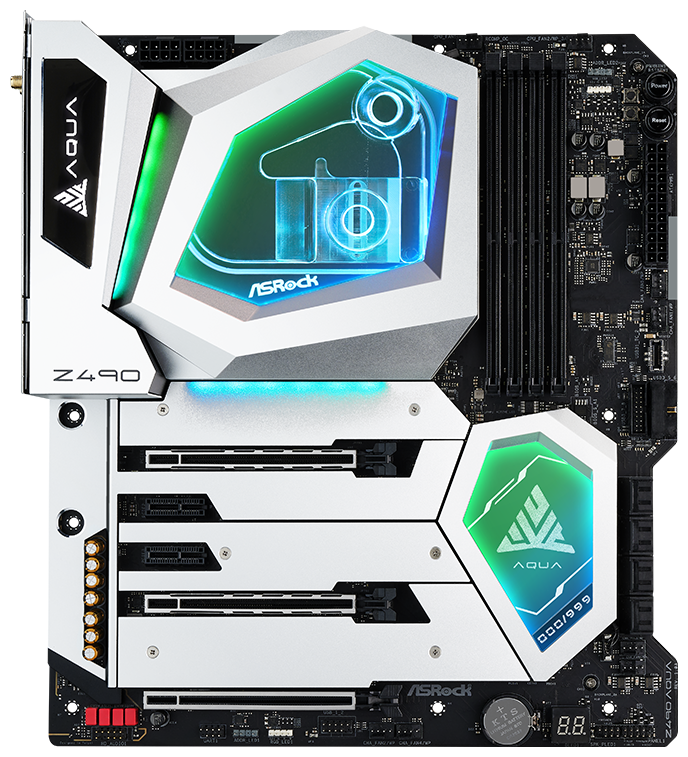 Материнская плата ASRock Z490 AQUA