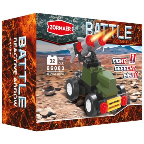 Конструктор Zormaer Battle 66083 Реактивная стрела, 32 дет. конструктор zormaer battle 58035 морпех на скутере 24 дет