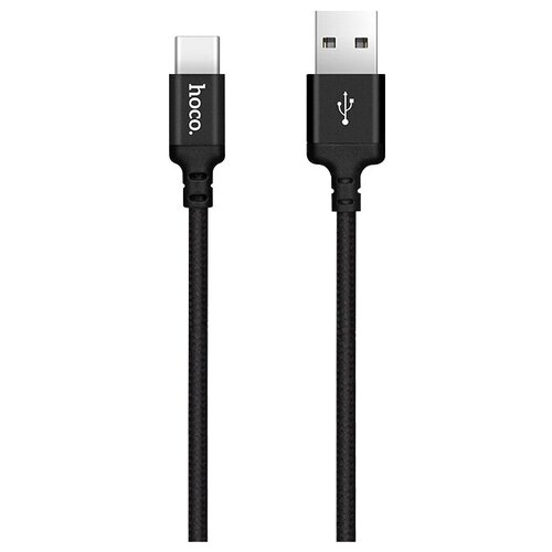 Кабель Hoco Type-C X14 Times Speed 100см черный кабель hoco x5 usb type c 2 4 а 1 м плоский черный