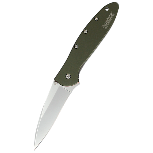 нож kershaw 1660gblublk leek Нож складной kershaw Leek 1660OL/OR/PUR/TEAL оливковый