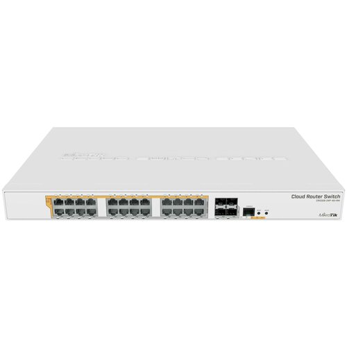 Коммутатор MikroTik CRS328-24P-4S+RM коммутатор mikrotik cloud router switch crs354 48g 4s 2q rm