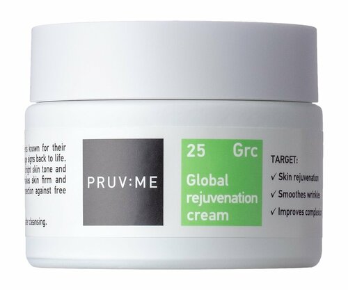 Крем для комплексного омоложения кожи лица с ниацинамидом PRUV: ME Grc 25 Global Rejuvenation Cream
