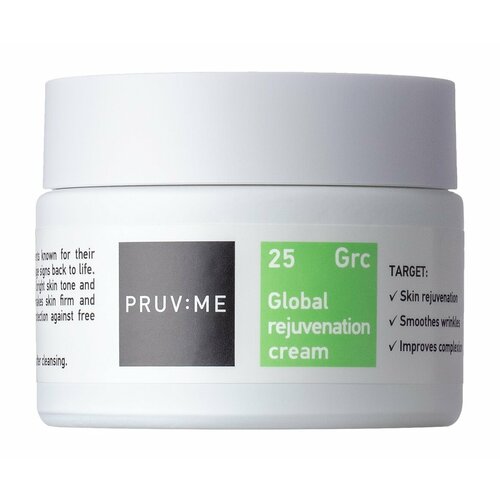 PRUV: ME Grc 25 Global rejuvenation cream Крем для лица комплексное омоложение, 50 мл
