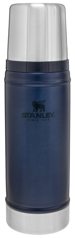 Термос Stanley Classic, объем: 470 мл, цвет синий 10-01228-088