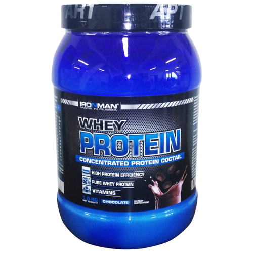 Протеин IRONMAN Whey Protein, 1000 гр., шоколад протеин power pro whey protein 600 гр шоколад