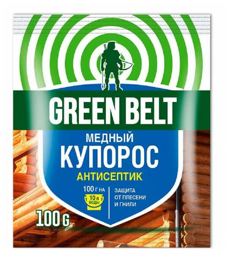 Медный купорос GREEN BELT 100г, шт - фотография № 1