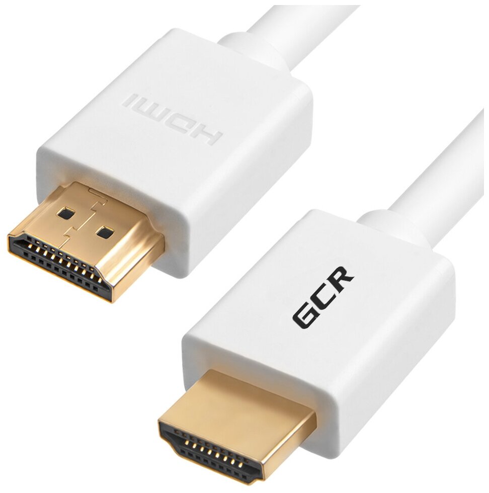 Кабель HDMI GCR Greenconnect 1.5m, белый -HM761-1.5m