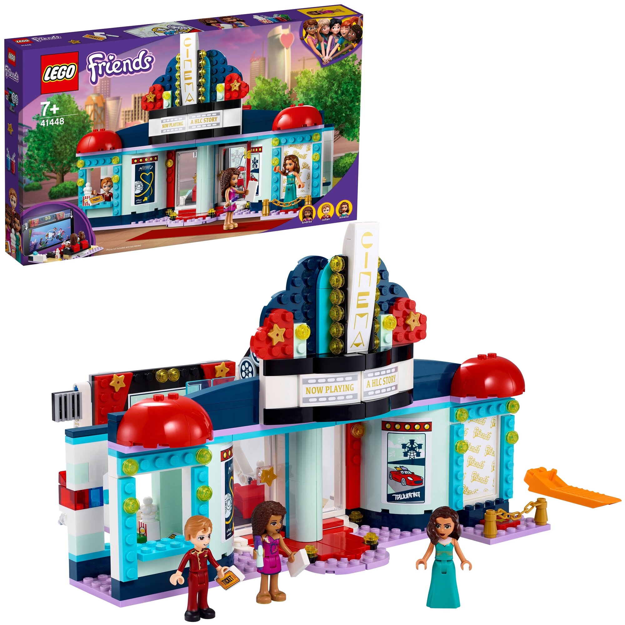 Конструктор LEGO Friends 41448 Кинотеатр Хартлейк-Сити - фото №3