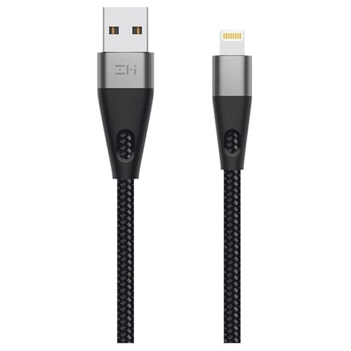 Кабель ZMI MFi USB - Lightning (AL806), 1 м, черный