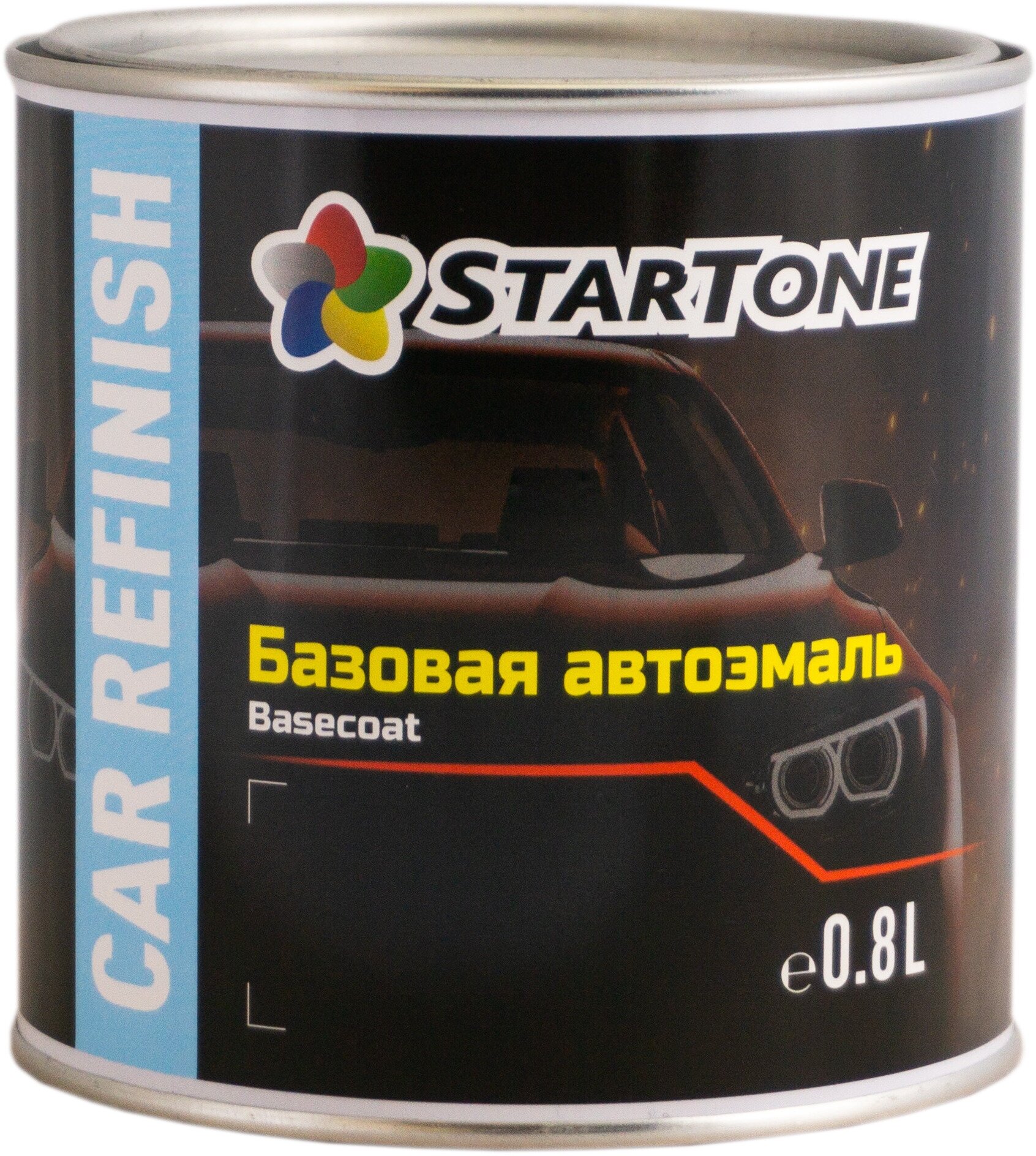 Эмаль базовая Startone Lada 651 Чёрный трюфель 0,8л