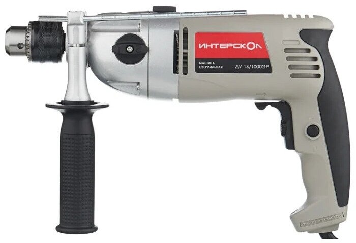 Дрель ударная Интерскол ДУ-16/1000ЭР 1000 Вт