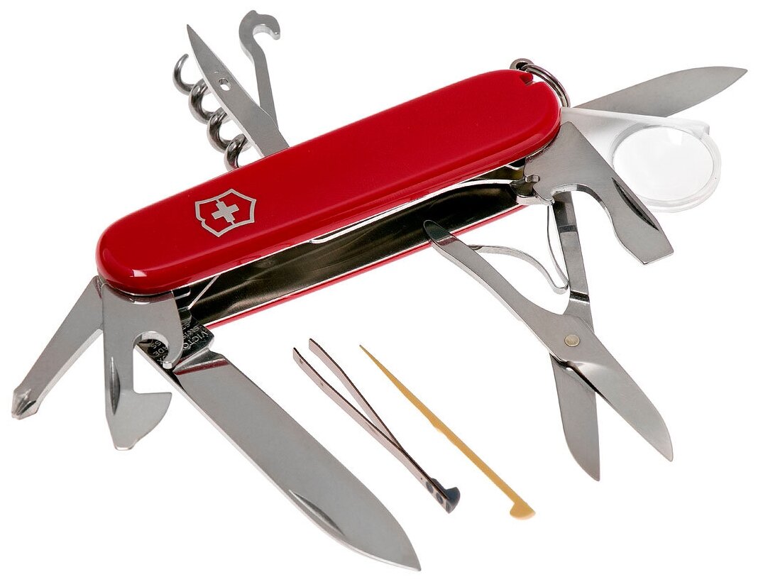 Нож перочинный Victorinox Explorer , красный - фото №3