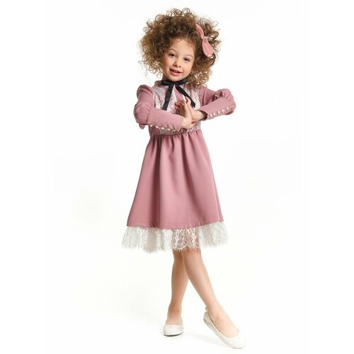 Платье Mini Maxi, размер 116, розовый платье mayoral хлопок однотонное размер 116 розовый