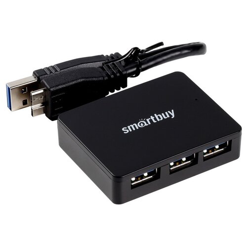 USB 30 Хаб Smartbuy 6000 4 порта черный SBHA-6000-K 95900₽