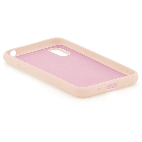 фото Чехол на самcунг а01 derbi slim silicone-3 розовый песок