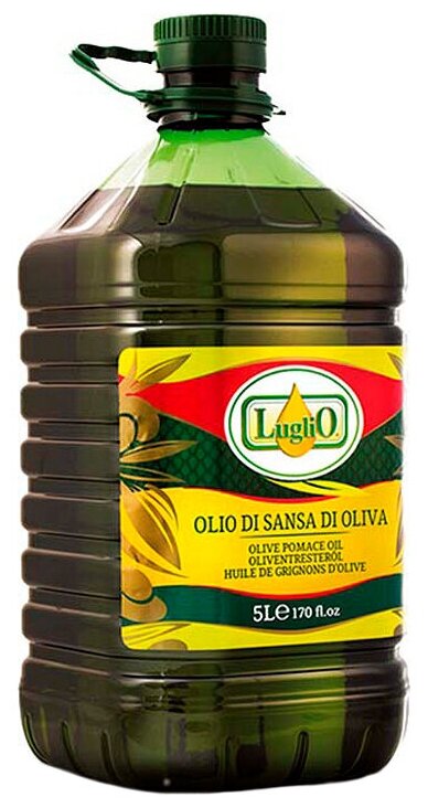 Оливковое масло LugliO Olio di Sanca di Oliva, 5л, пластик .