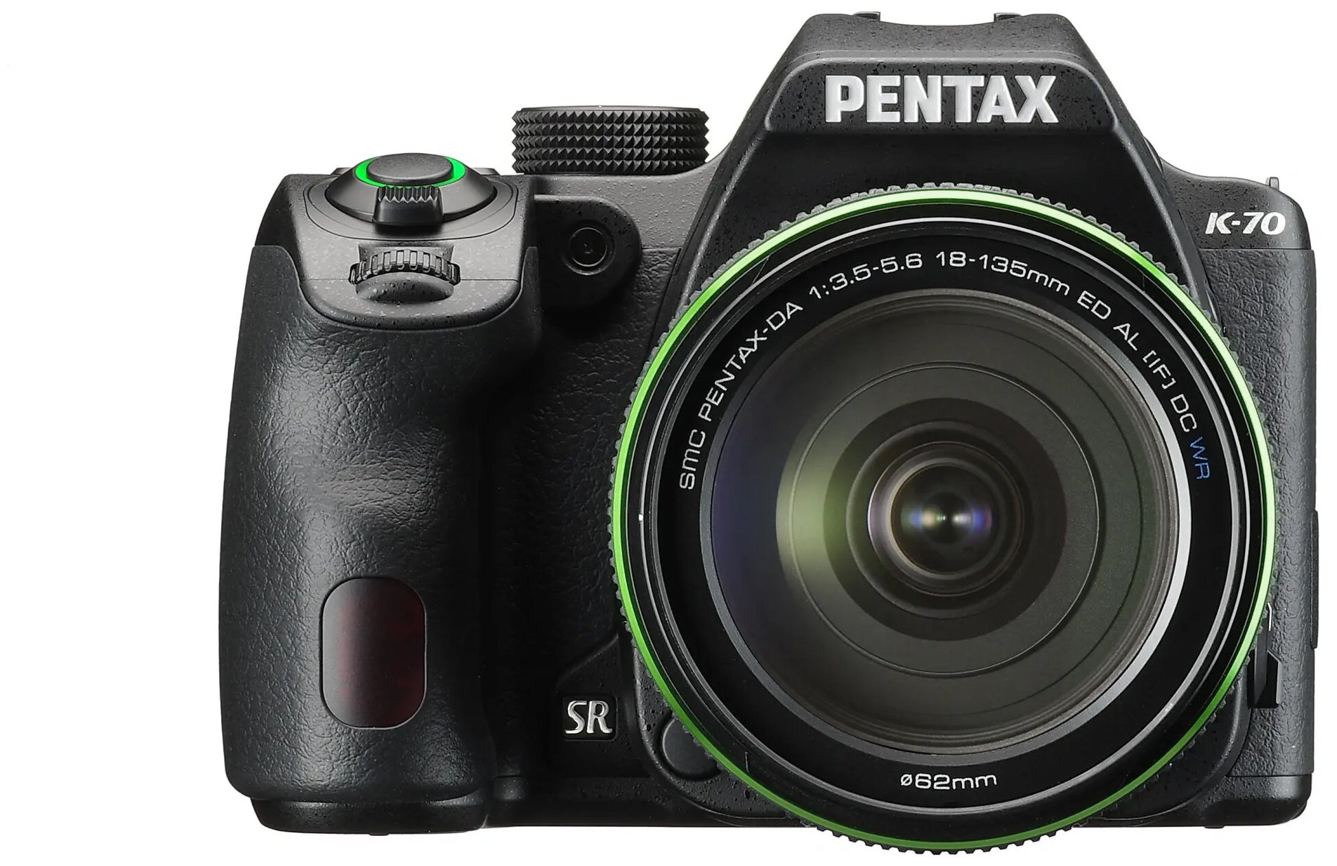 Цифровой зеркальный фотоаппарат Pentax K-70 Kit DA L18-135 WR black