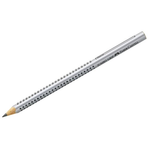 Faber-Castell Карандаш чернографитный Jumbo Grip B утолщенный (111900) серый 1 шт.