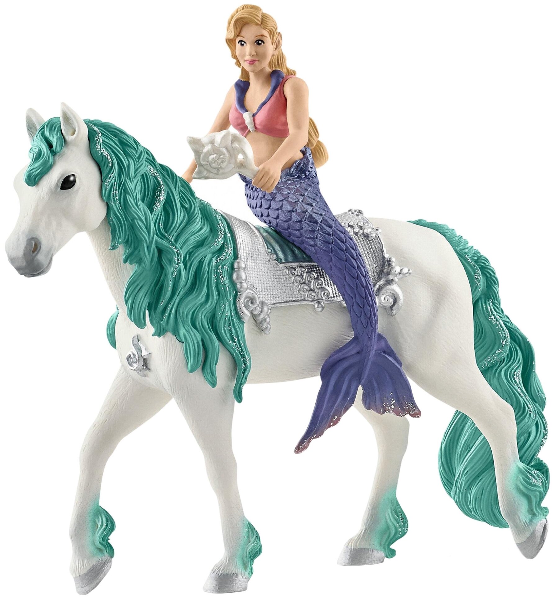 Фигурки Schleich Русалка Габриэлла на морской лошади 70558