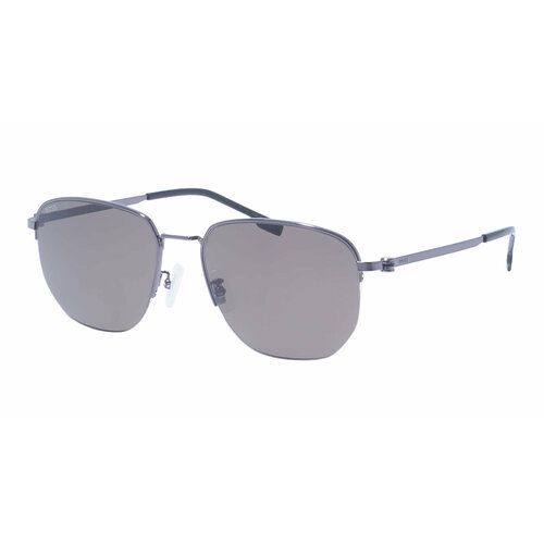 Солнцезащитные очки BOSS, шестиугольные, для мужчин, серый