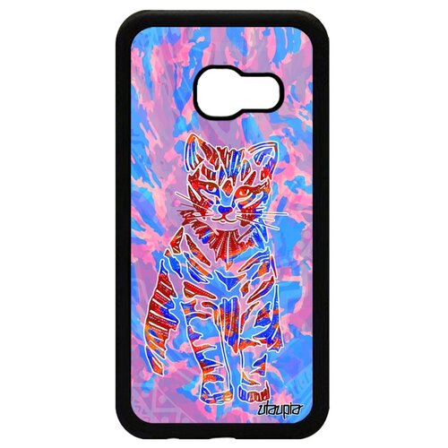 фото Чехол для samsung galaxy a3 2017, "кот" тигристый дикий utaupia