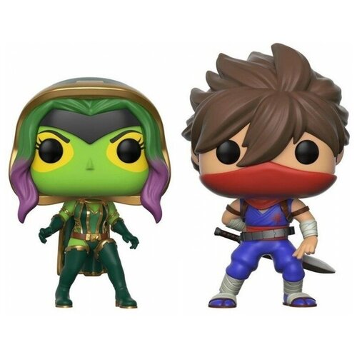 Фигурки Funko POP! Marvel vs. Capcom - Гамора против Страйдера 22776, 2 шт. фигурка funko pop vinyl 2 pack capcom vs marvel captain marvel vs chun li exc 23978