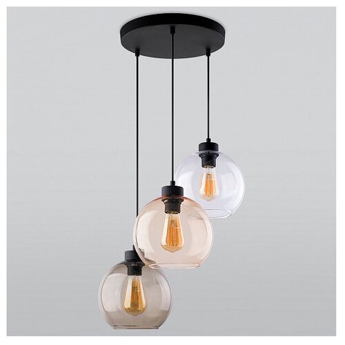 Светильник TK Lighting Cubus 2831, E27, 180 Вт, кол-во ламп: 3 шт., цвет: черный