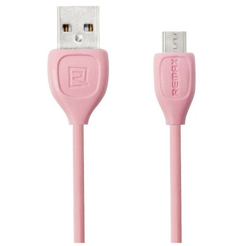 Кабель Remax Lesu USB - microUSB (RC-050m), 1 м, розовый