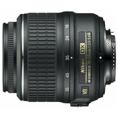 Объектив Nikon 18-55mm f35-56G AF-S VR DX Zoom-Nikkor черный 8399₽