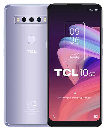 6.52" Смартфон TCL 10 SE 128 ГБ серебристый