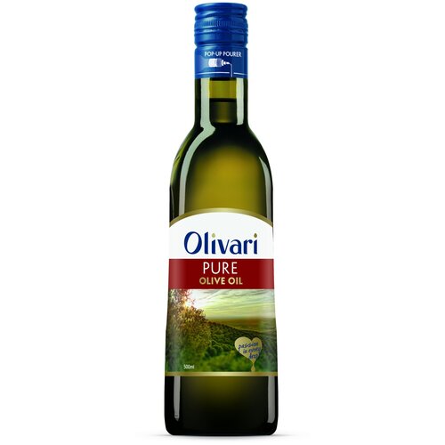 Оливковое масло Olivari, PURE, рафинированное с добавлением нерафинированного, ст/б, 500 мл
