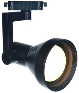 Трековый светильник Arte Lamp Track Lights A5109PL-1BK, кол-во ламп: 1 шт, цвет плафона: черный