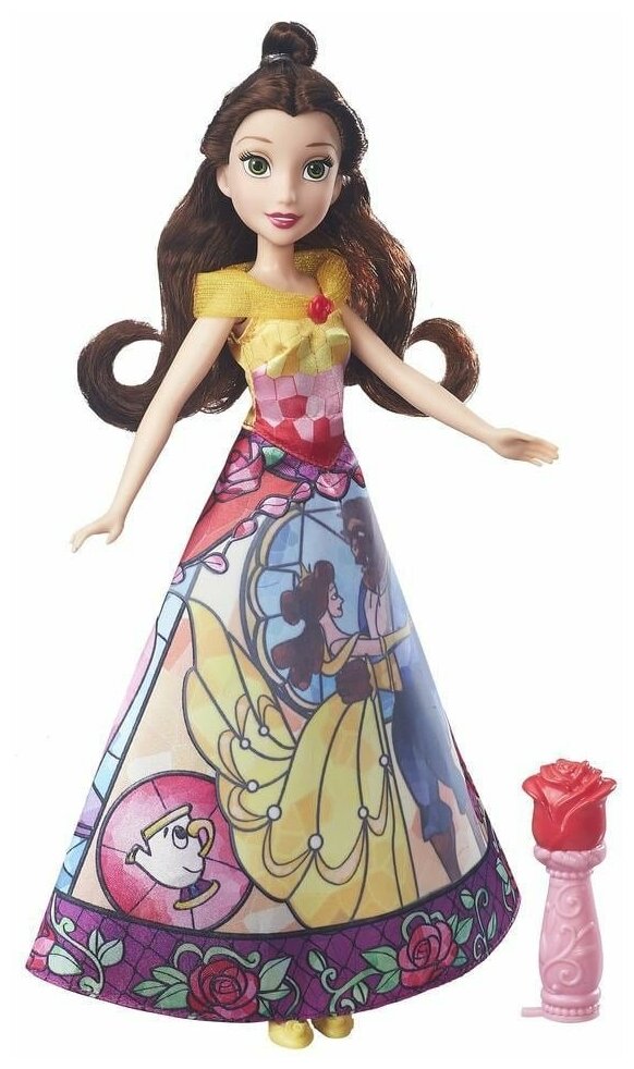 Кукла Disney Princess Золушка в юбке с проявляющемся принтом 28 см Hasbro - фото №16