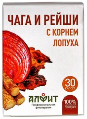 Концентрат Алфит Чага и рейши с корнем лопуха капс., 12 г, 30 шт.