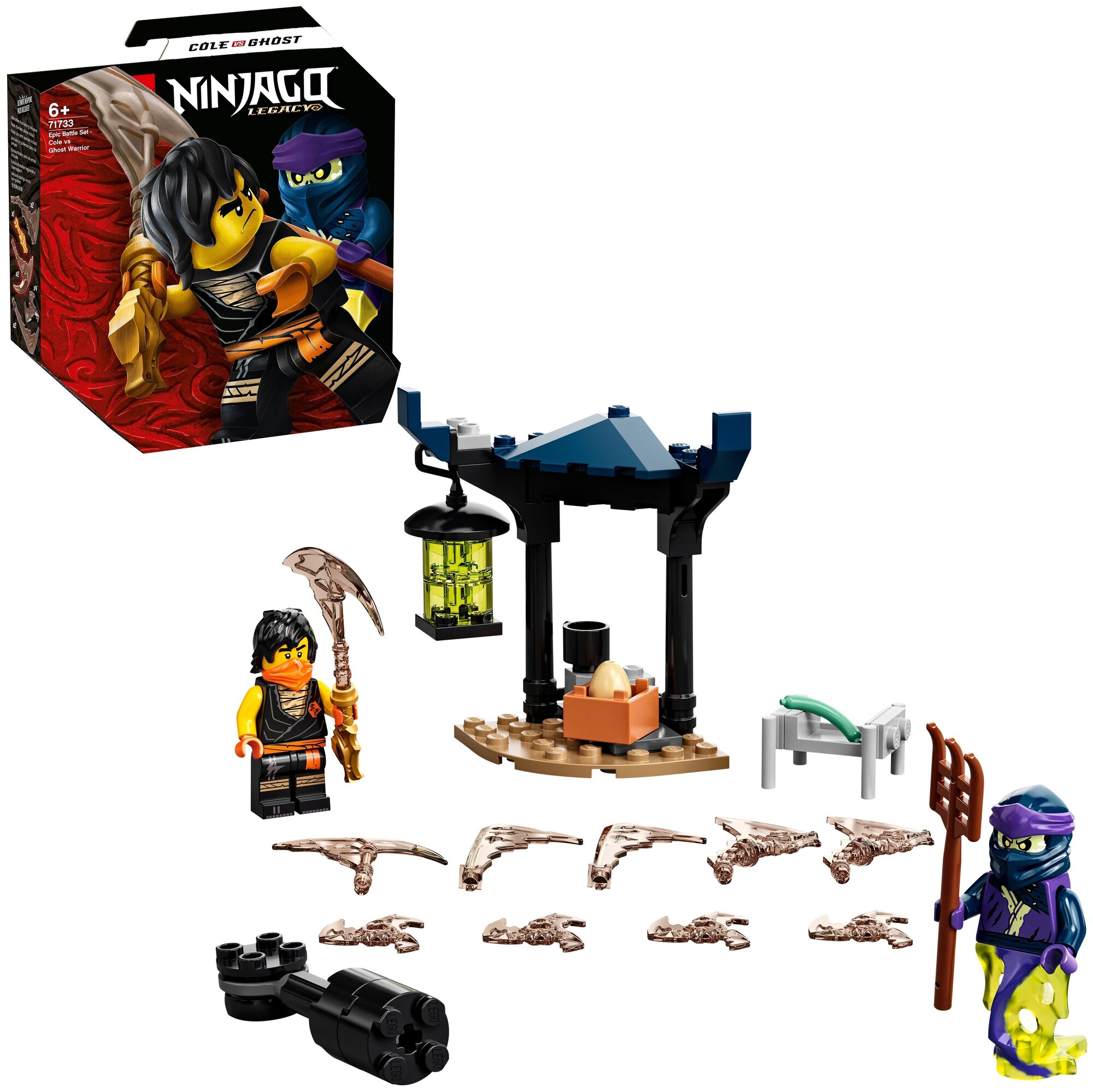 Конструктор LEGO Ninjago Легендарные битвы: Коул против Призрачного воина - фото №3