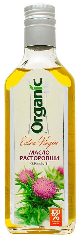 Масло расторопши 250мл. Алтайское холодного отжима. Altay Organic