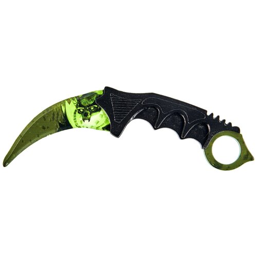 фото Деревянный нож-керамбит зелёный дьявол, maskbro